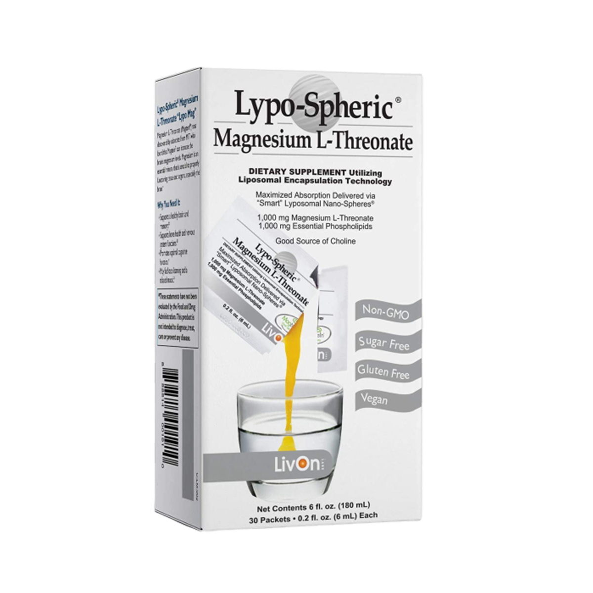 Lypo-Spheric® Liposomal Magnesium L-Threonate