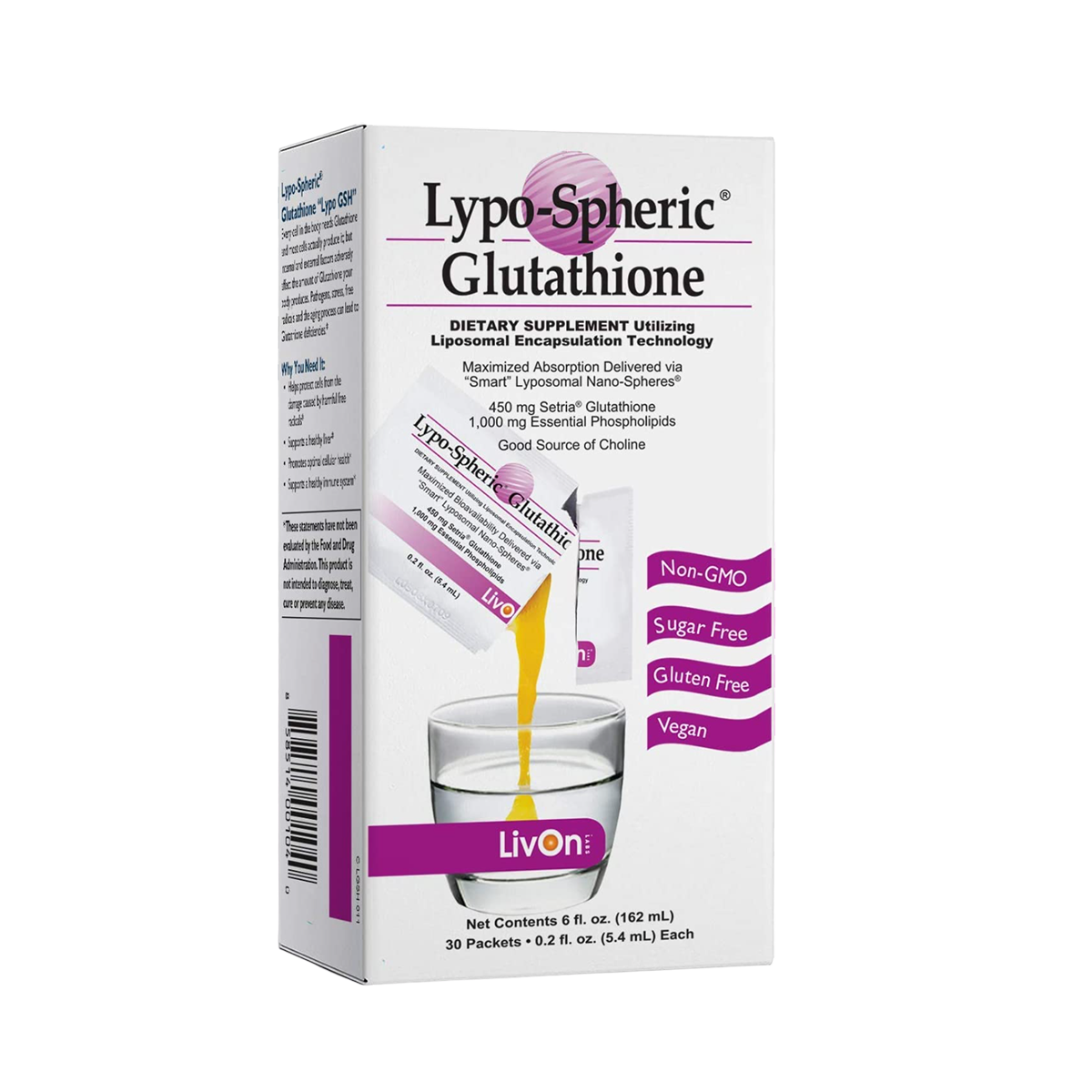 Lypo-Sphericยฎ Glutathione |Liposomal Supplements