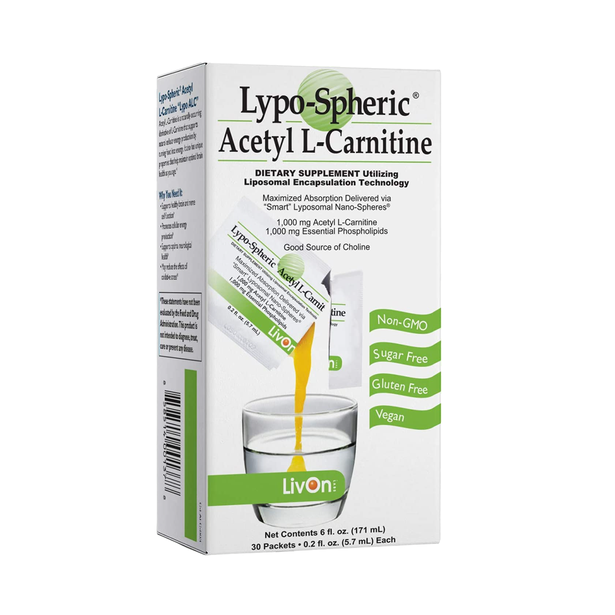 Lypo-Spheric® Acetyl L-Carnitine 1000 mg