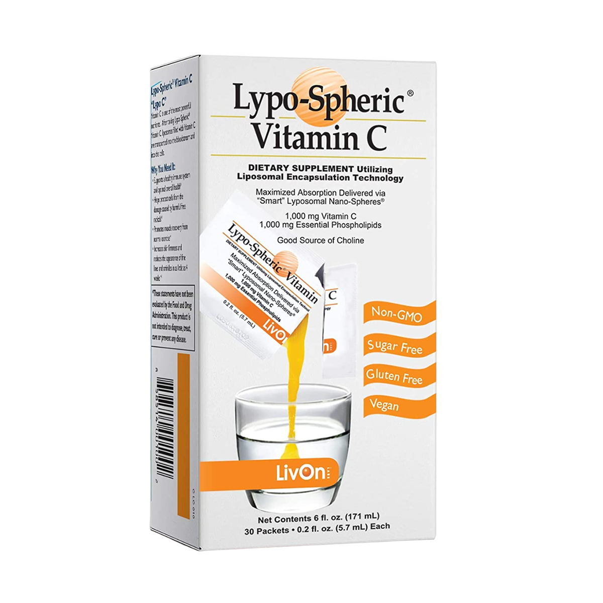 Lypo-Spheric® Vitamin C Supplements, Liposomal Encapsulation Technology