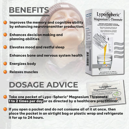 Lypo-Spheric® Liposomal Magnesium L-Threonate
