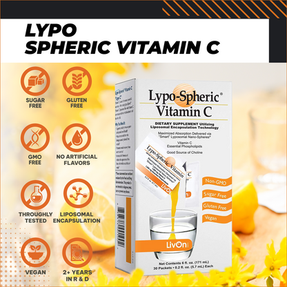 Lypo-Spheric® Vitamin C Supplements, Liposomal Encapsulation Technology